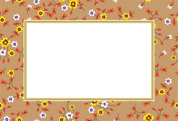 flower gretting card design