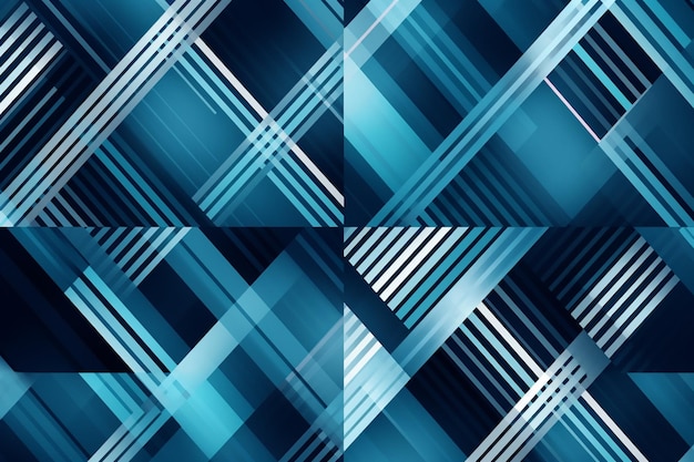 Geometric blue stripe background