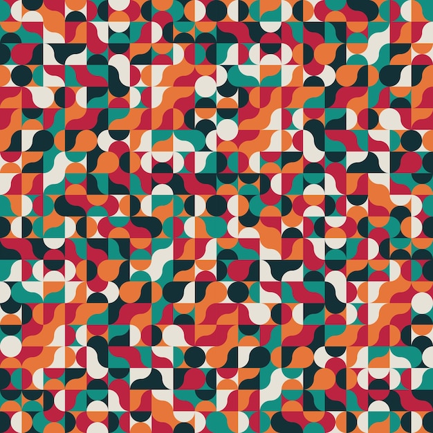 geometric colorful art pattern background