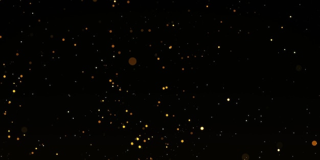 Glitter lights grunge texture background, bokeh defocused abstract twinkly light stars, black gold