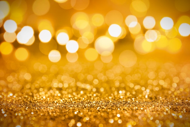 Gold glitter background New Year and Christmas backdrop