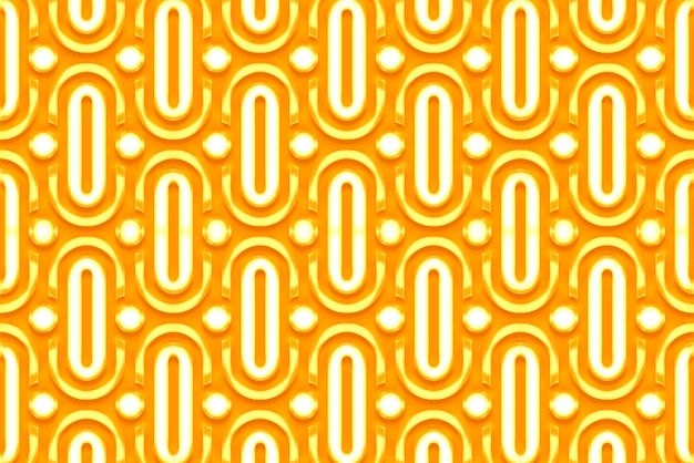 Golden Oval Pattern Design