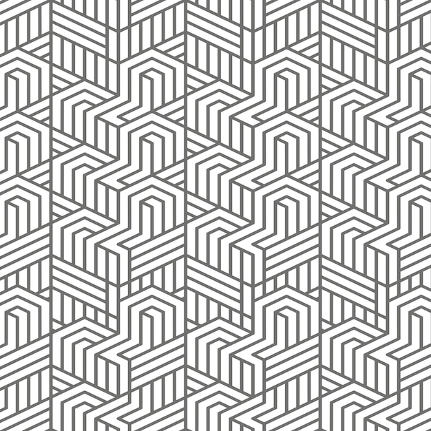 gray interlacement stylish pattern design element