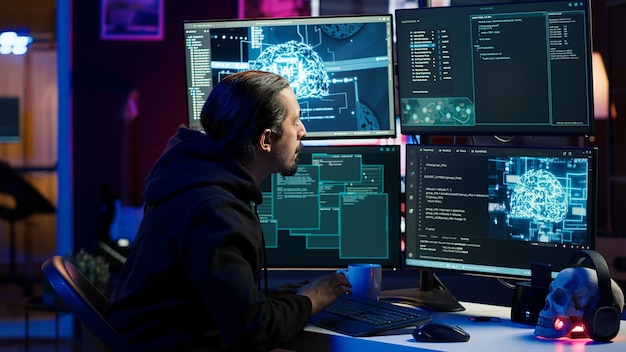 hacker using ai tech to target vulnerable unpatched connections to steal data