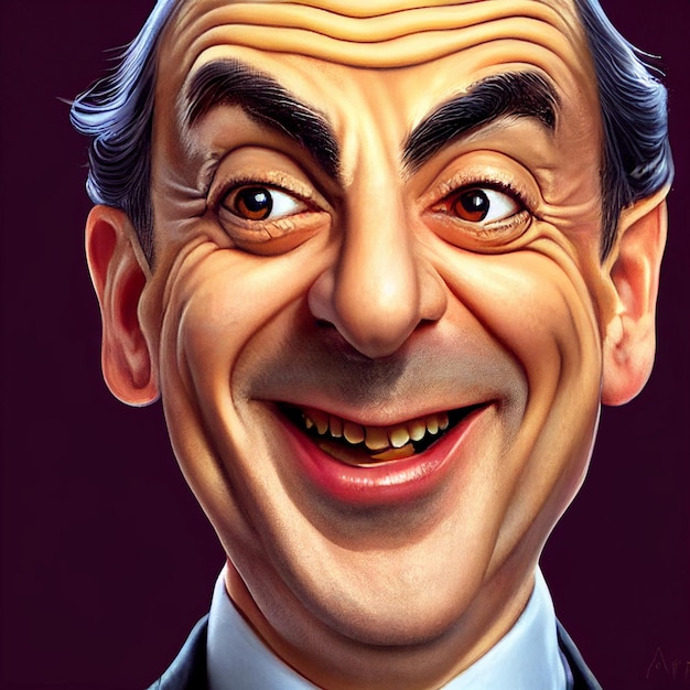 handsome man portrait illustration