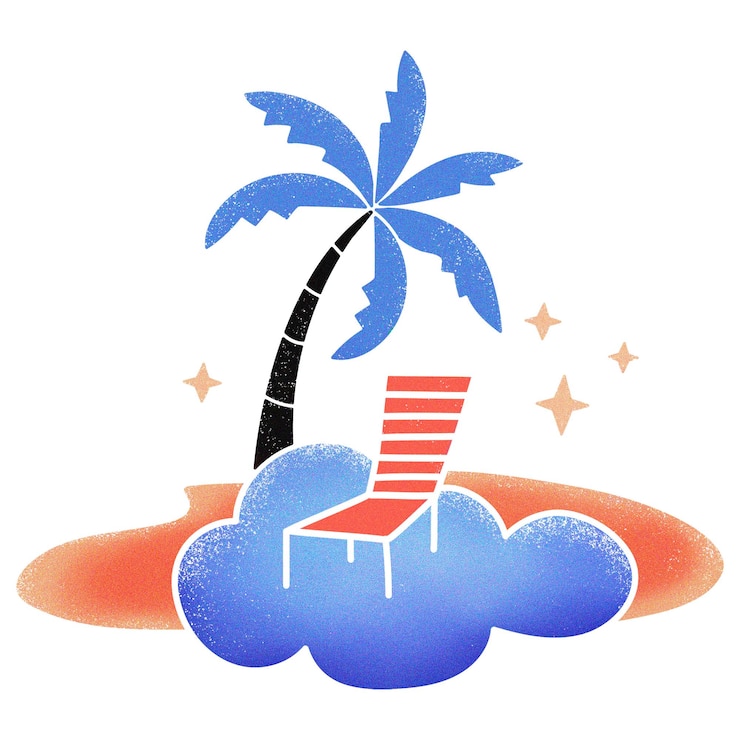 Fotografie heaven island png sticker dreamy art transparent background