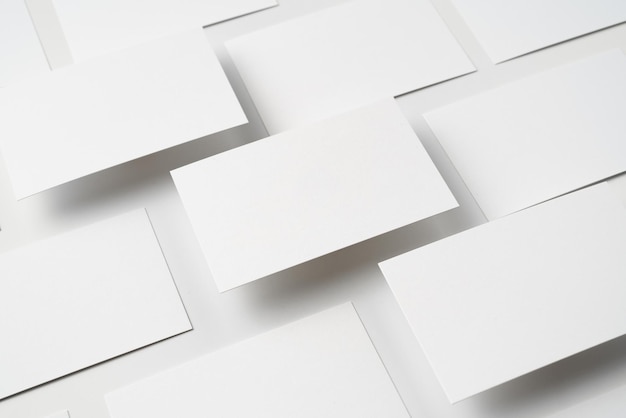 High angle view of white ceiling