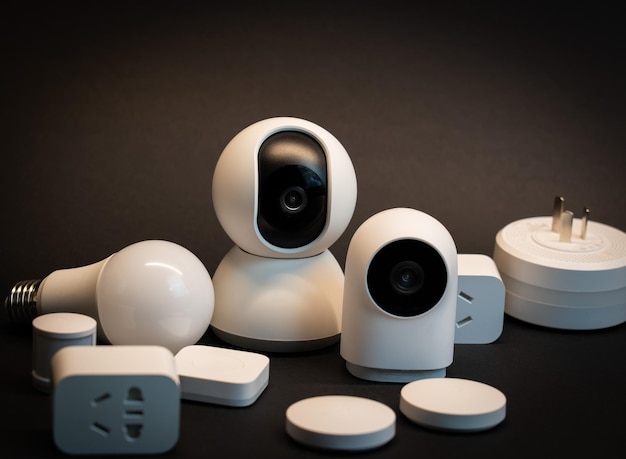Home security monitoring smart home