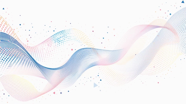 horizontal poster background in modern minimalist style with dynamic liquid gradient shapes
