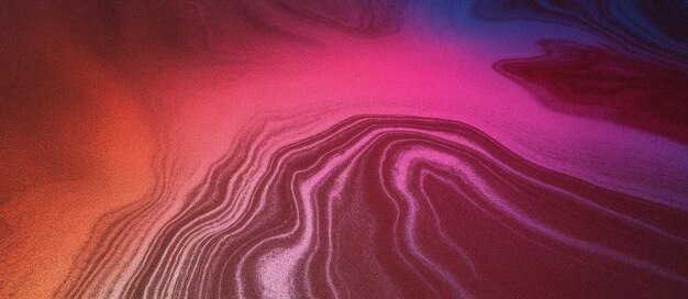 Iridescent Grainy Gradient Effect with Holographic Swirl Abstract Texture Design