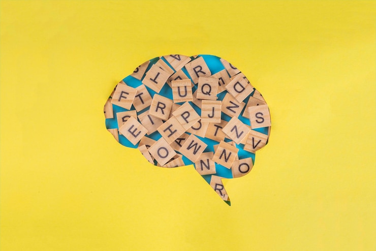 Fotografie koncept pozadí dyslexie a dysgrafie