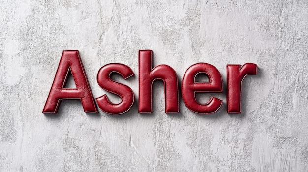 leather personalized name postcard perfect for decor