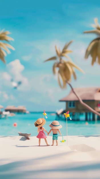 lovely couple of kids for childrens kids book