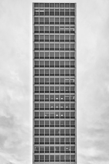 low angle view of building against sky