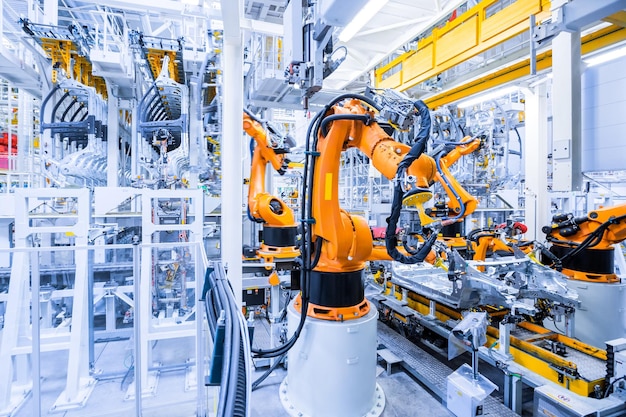 machinery in factory