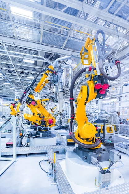 machinery in factory