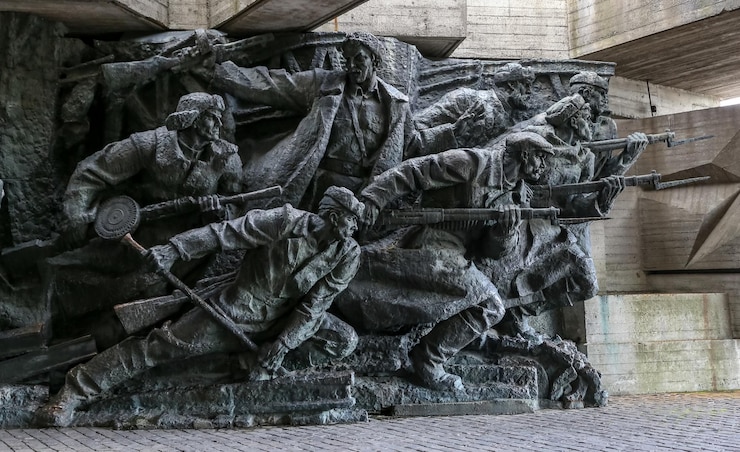 Fotografie military monument in kiev ukraine