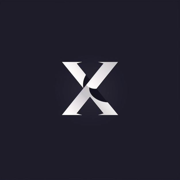 Minimalistické logo značky s písmenem X