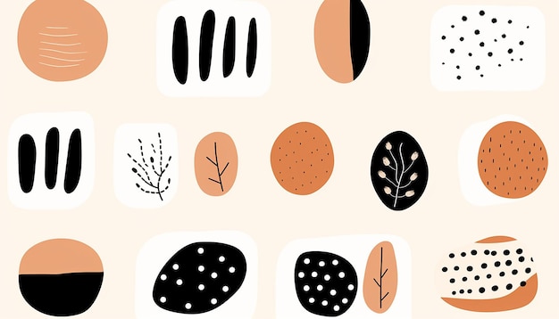 minimalistický detail výrazné blokové tisky jemně organická oranžová červeň