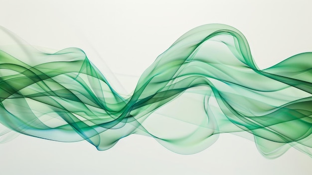 Modern Colorful Curvy Waves Background