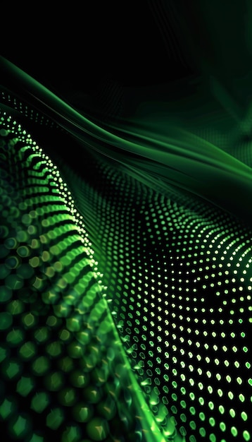 Modern green and black abstract design for diverse backgrounds and professional presentations