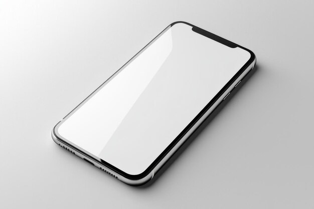 Modern Smartphone Mockup on Isolated Background created with Generative AI