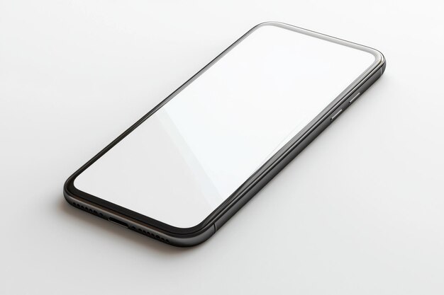 Modern Smartphone Mockup on Isolated Background created with Generative AI