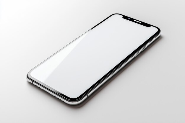 Modern Smartphone Mockup on Isolated Background created with Generative AI