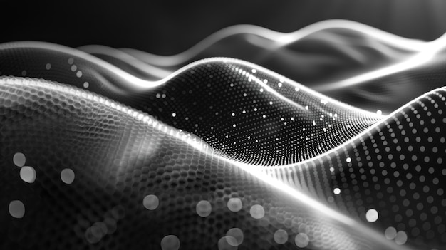 Monochrome printing raster abstract halftone background