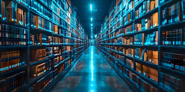 navigating a vast knowledge database with efficient search algorithms ensures easy resource access concept efficient search algorithms knowledge database navigation resource access