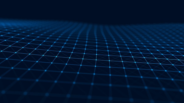 Network connection structure Abstract technology background Science background Big data digital background 3d rendering