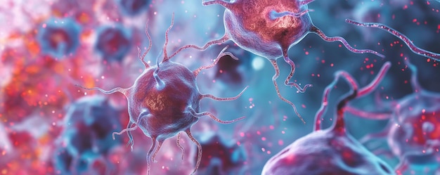 Neuron system disease Parkinson showing neurons containing brain cells