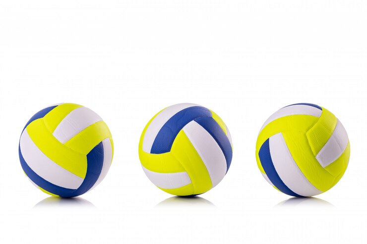 Fotografie new volleyball ball studio shot and isolated on white