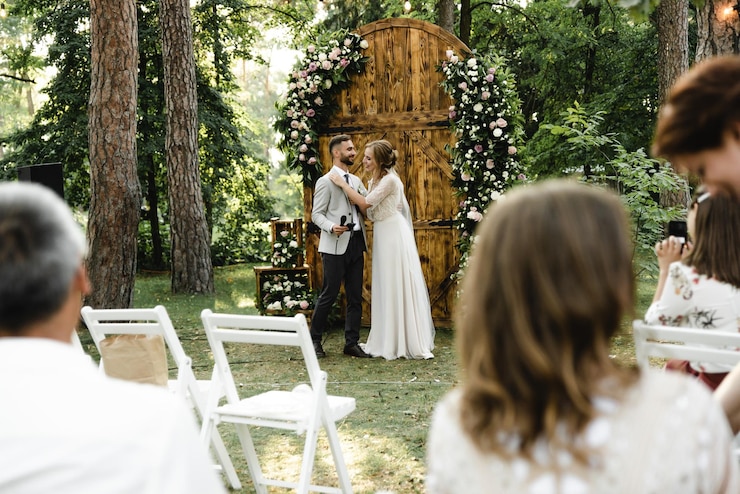 Fotografie newlyweds at the wedding