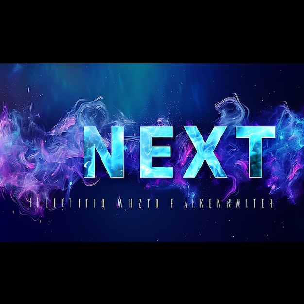 next text with a pulsating effect and a futuristic font styl creative decor live stream background