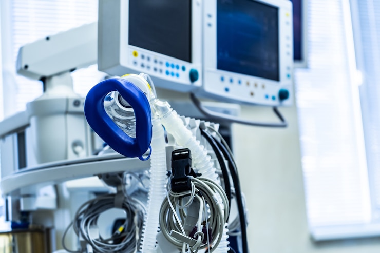 Fotografie oxygen inhalation equipment at the hospital room