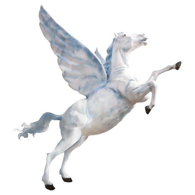 Pegasus png animal clipart mythical creature sculpture on transparent background