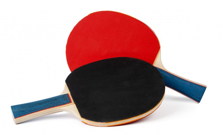 Fotografie ping pong rackets isolated on white