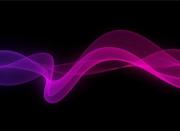 Pink waves abstract background