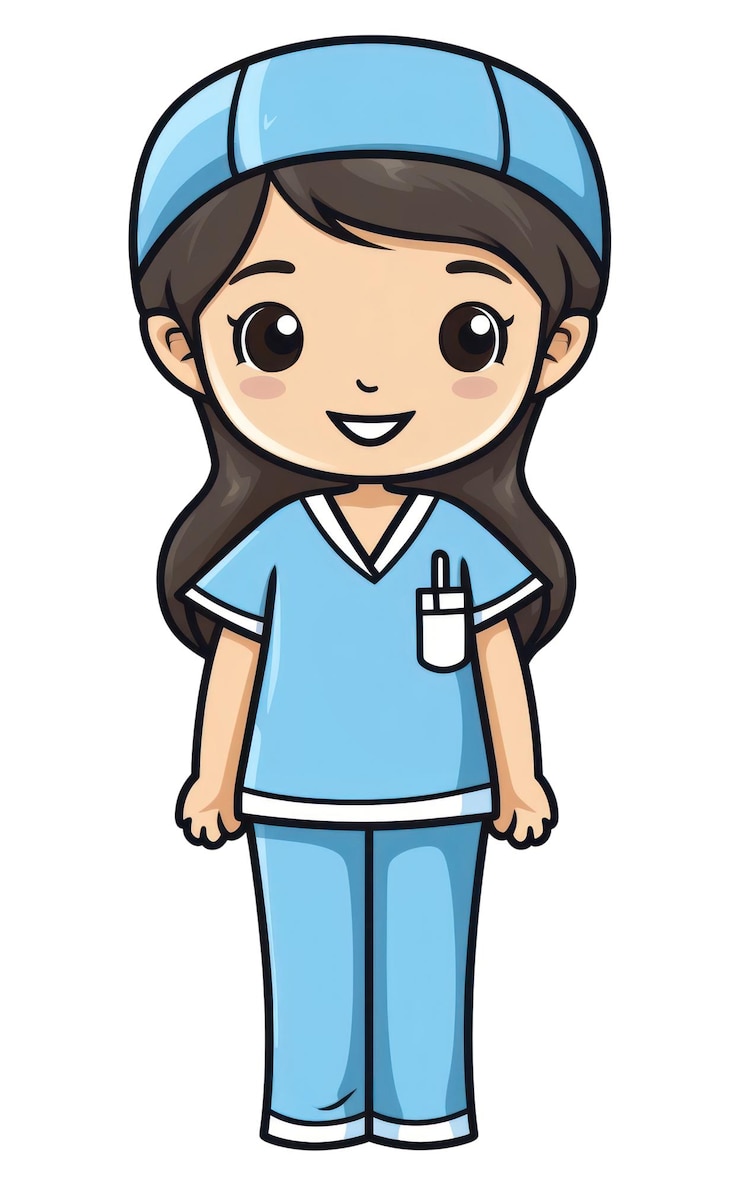 Fotografie png a nurse white background stethoscope publication