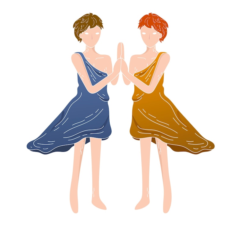 Fotografie png gemini astrological sign sticker transparent background