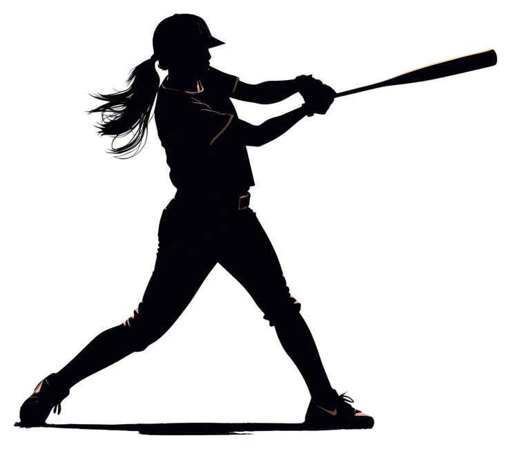 Fotografie png softball athlete silhouette clip art softball sports adult