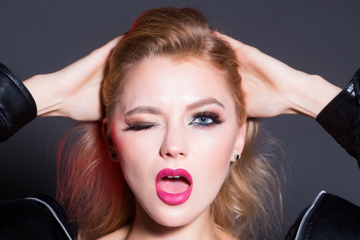 Fotografie portrait woman makeup