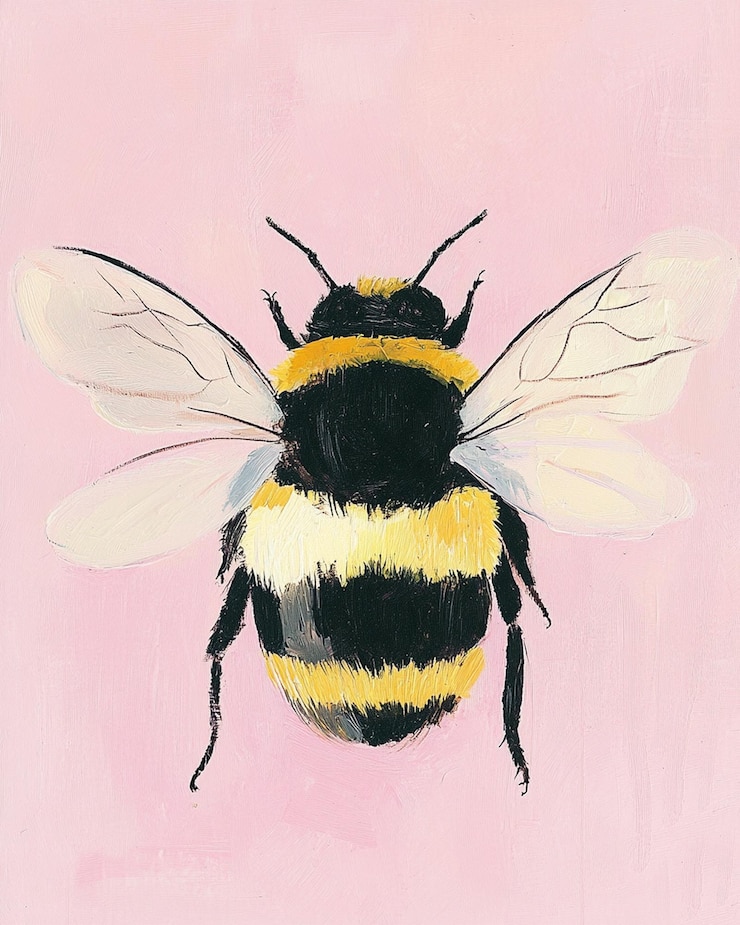 Fotografie pretty bumblebee illustration