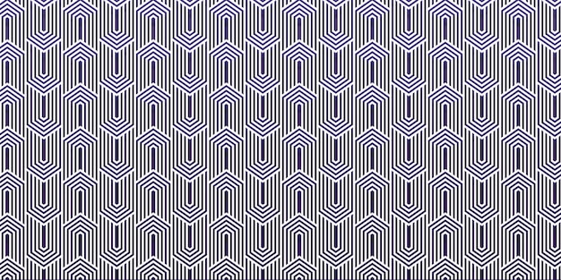 Purple and white Seamless geometric pattern background