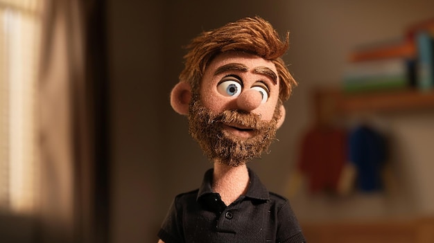 quotAs a Muppet by Jim Henson MuppetStyle with Brown Hairquot