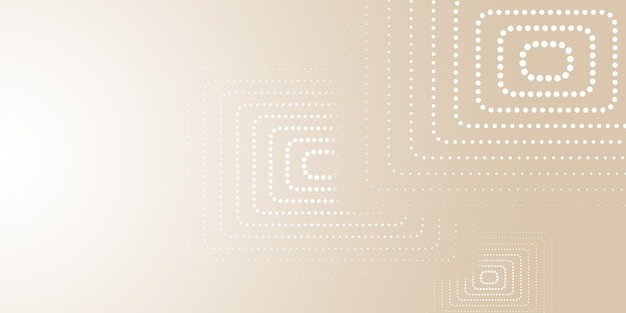 Rectangles dotted line pattern on golden and gradient background soft backdrop and modern style