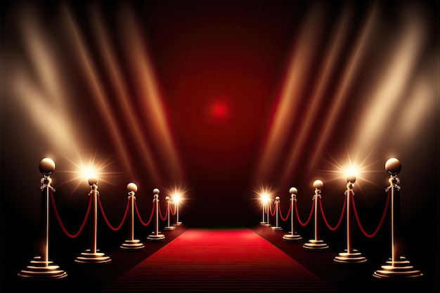 Red carpet cinema Made by AIArtificial intelligence