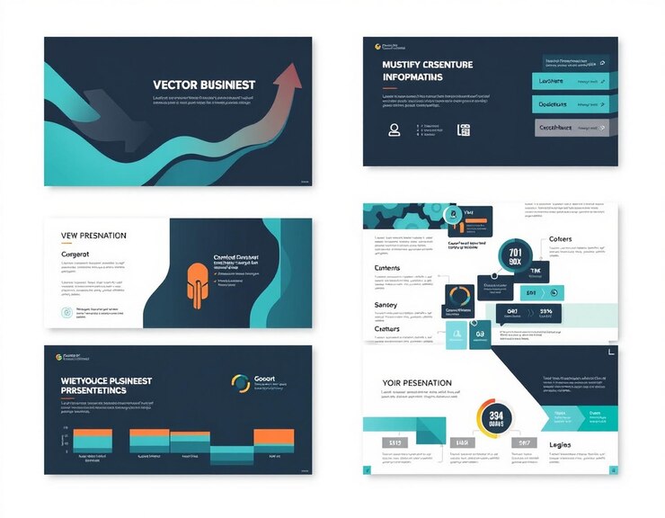 Fotografie šablony pro obchodní prezentace infografické prvky pro marketingové zprávy a webový návrh