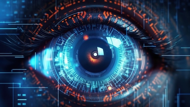 Security access technologyThe scanner decodes the retinal data